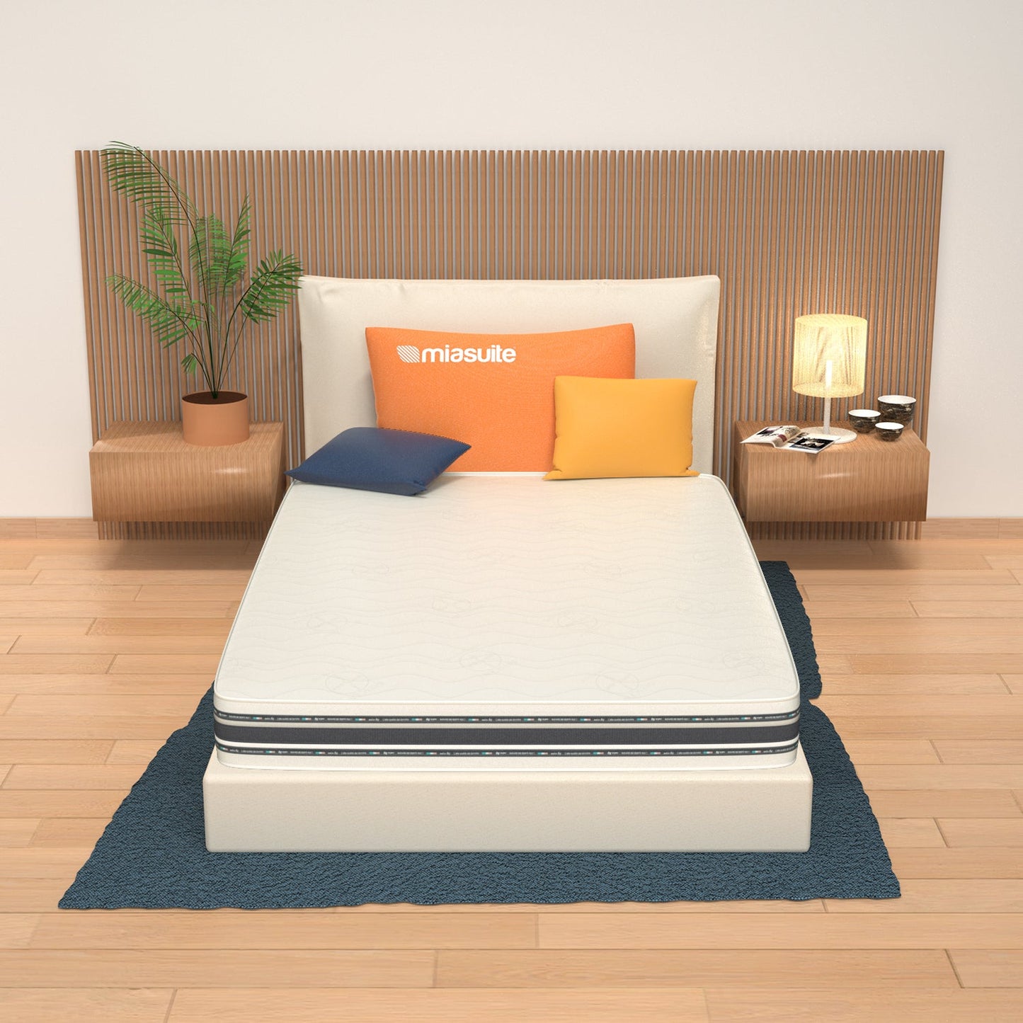 Matelas mousse à mémoire de forme, hauteur 18 cm - Housse Bayscent | Zaza'