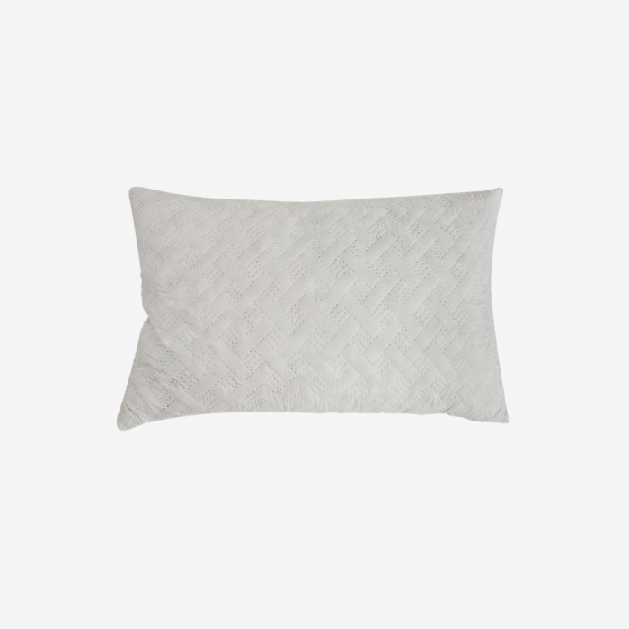 Oreiller 70x40 cm - hauteur 17 cm, en flocons de Mousse à mémoire de forme.