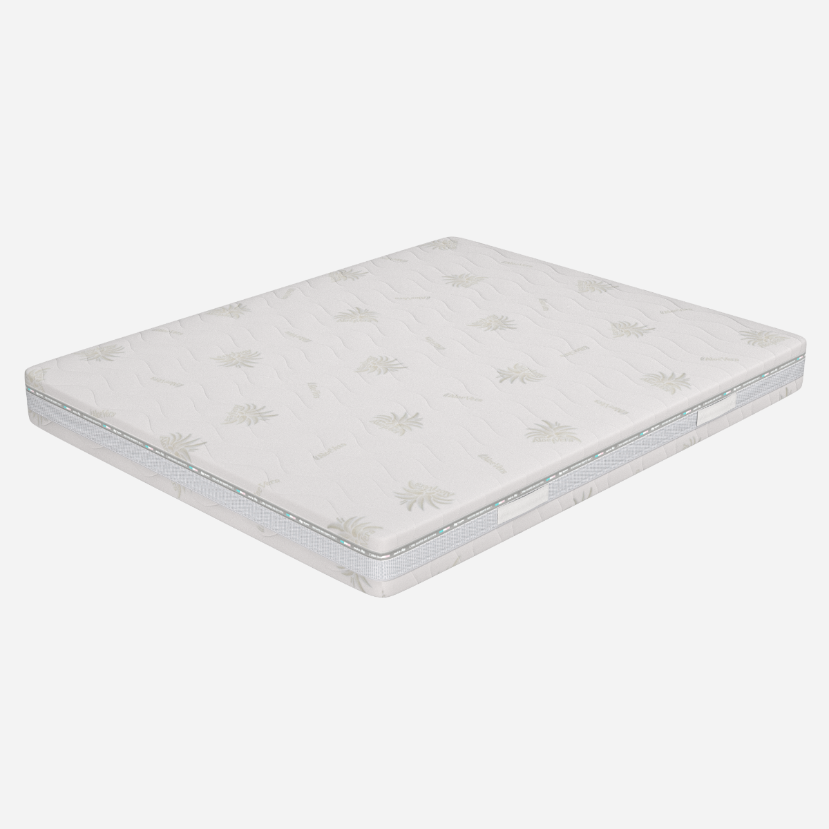Matelas Mousse à Forme de Mémoire Dehoussable, Haut de 25 cm - 100 % Aloe Vera | Evolution