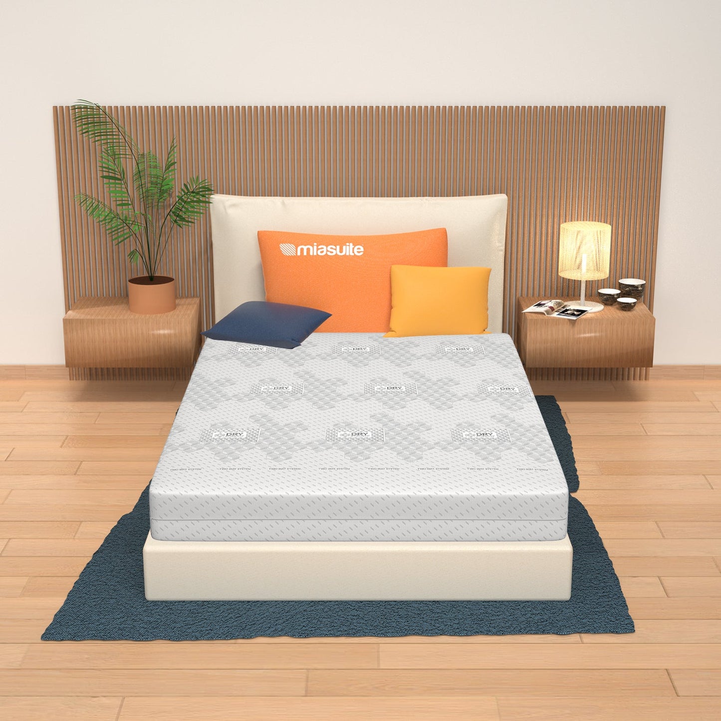 Matelas déhoussable, hauteur 20 cm - Indéformable, à 7 zones différenciées | Enduro