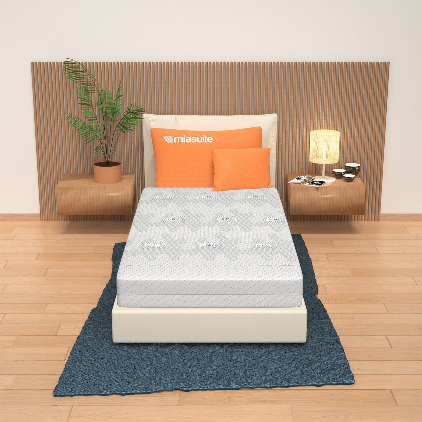 Matelas déhoussable, hauteur 20 cm - Indéformable, à 7 zones différenciées | Enduro
