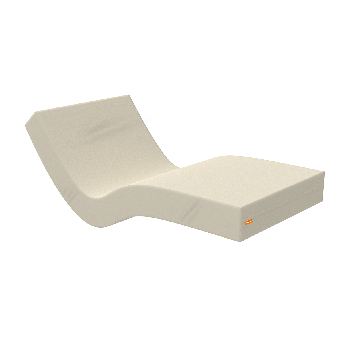 Matelas gériatrique flexible - Housse amovible, Revêtement sanitaire imperméable