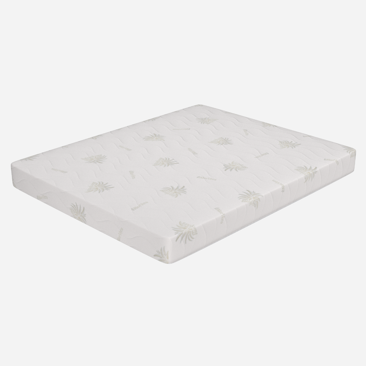Matelas Mousse à Mémoire de Forme Déhoussable, Hauteur 25 cm - 100% Aloe Vera | Premium