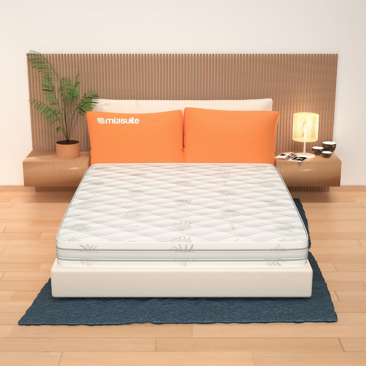 Matelas Multicouche, Mousse à mémoire de forme, hauteur 18 cm - Déhoussable, 100 % Aloe Vera | Arcobaleno