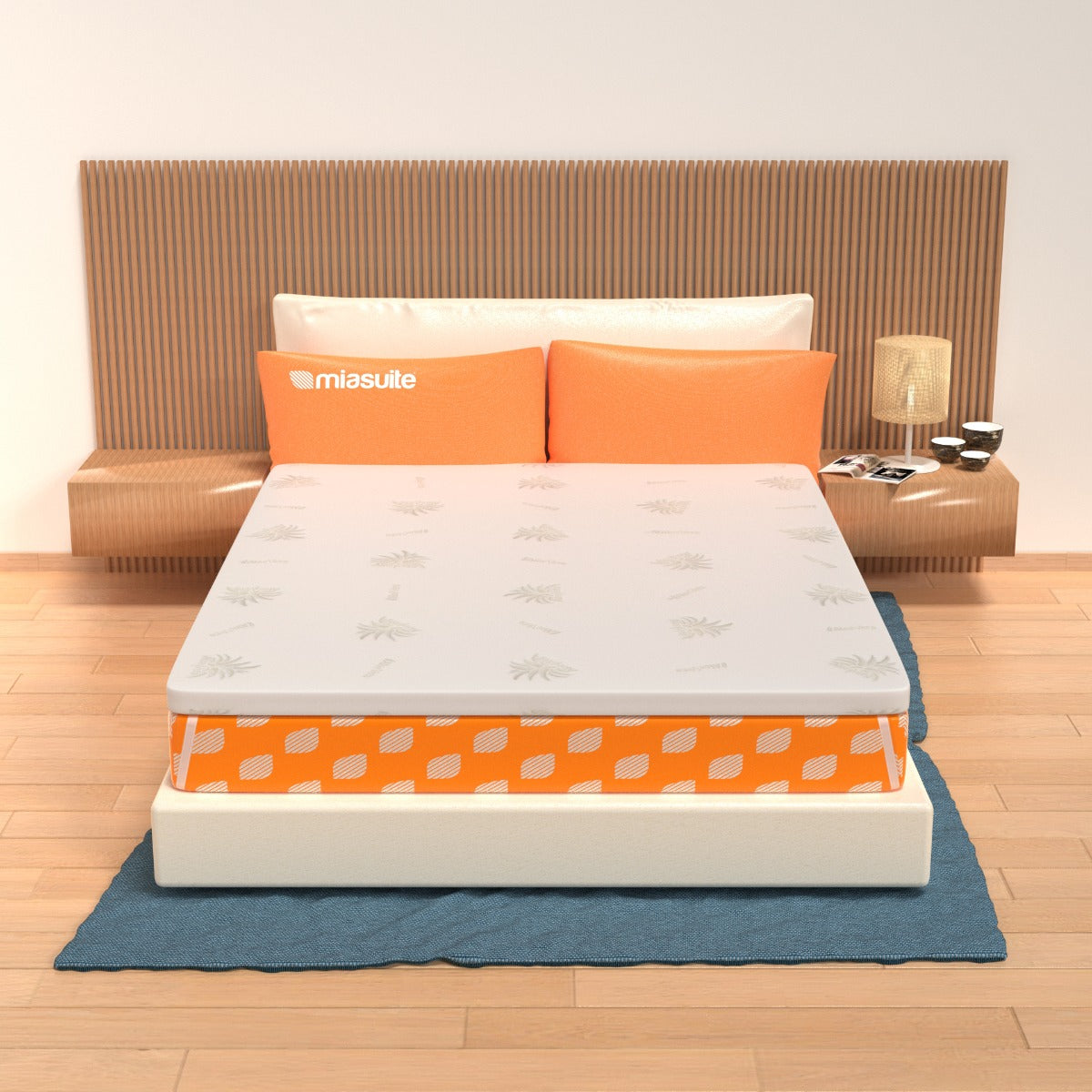 Surmatelas à Mousse à mémoire de forme - hauteur 3 cm, déhoussable Aloe Vera
