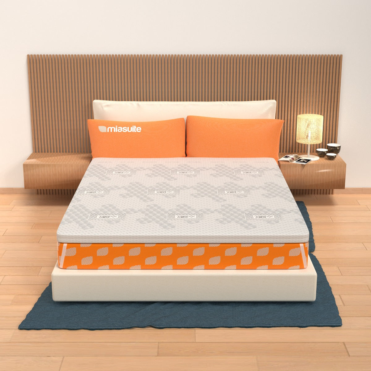 Surmatelas Mousse à Mémoire - Hauteur 5 cm, déhoussable | Dry Amicor